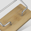 Bamboo Business Card Stands Top View